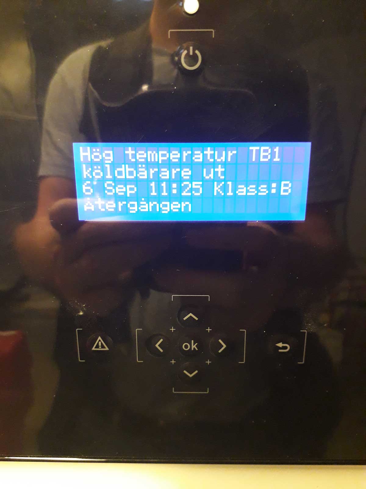 Felsökning och optimering av värmepump på Frölundagatan 35 i Göteborg.